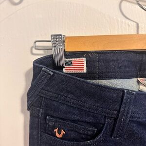 True Religion “Halle” dark skinny jeans